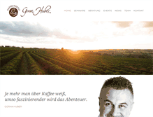 Tablet Screenshot of kaffee-institut.at